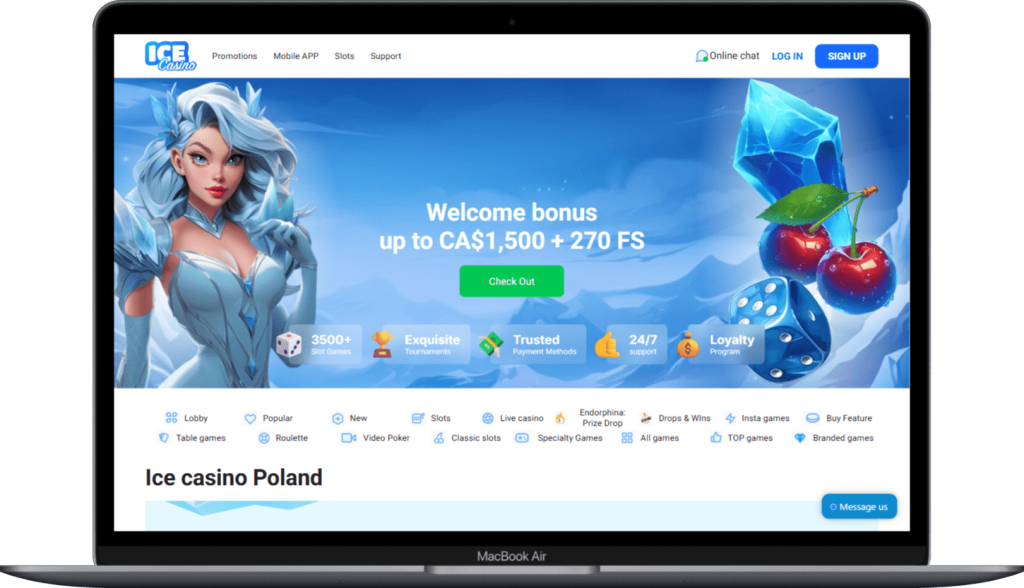 IceCasino Online Casino in Poland